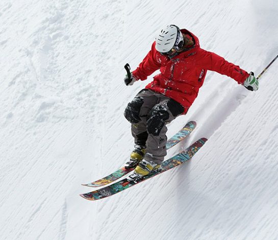 lyžař freeride